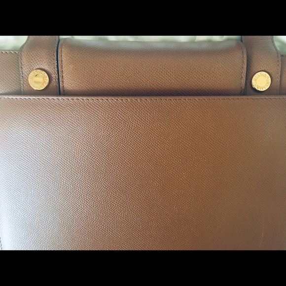 BULGARI 💯% authentic honey brown leather handbag - Picture 8 of 8